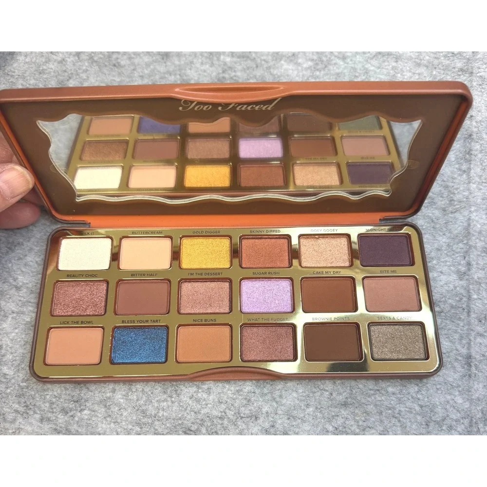 Too Faced Better Than Chocolate Cocoa Infused Eye Shadow Palette 18 Shades New